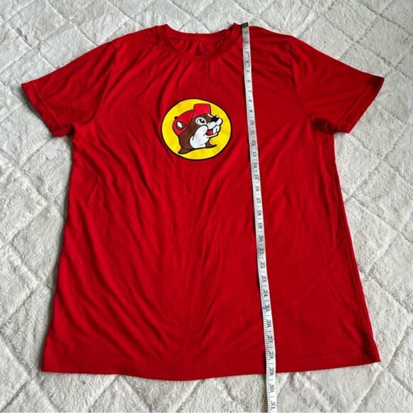 Buc-ees | Red Logo Short Sleeve Tee Shirt | Size Large - Picture 8 of 8